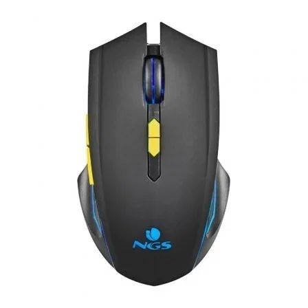 Ngs GMX-200 Ratón Inalámbrico Gaming 3200 DPI 7 Botones LED Negro